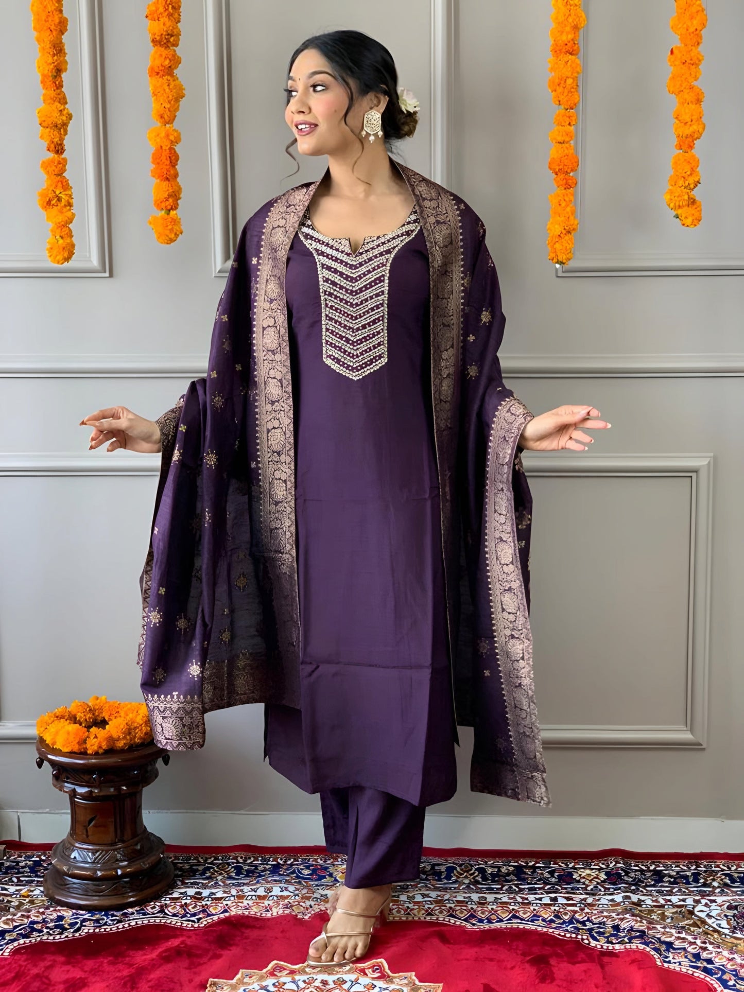 Our Exclusive Collection is here, to add a touch of tradition to your wardrobe(NFRD480)