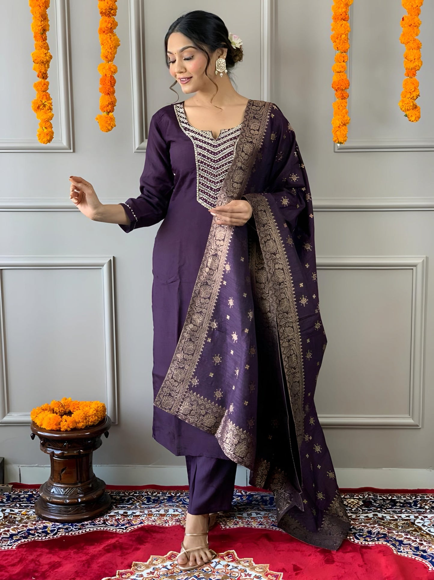 Our Exclusive Collection is here, to add a touch of tradition to your wardrobe(NFRD480)