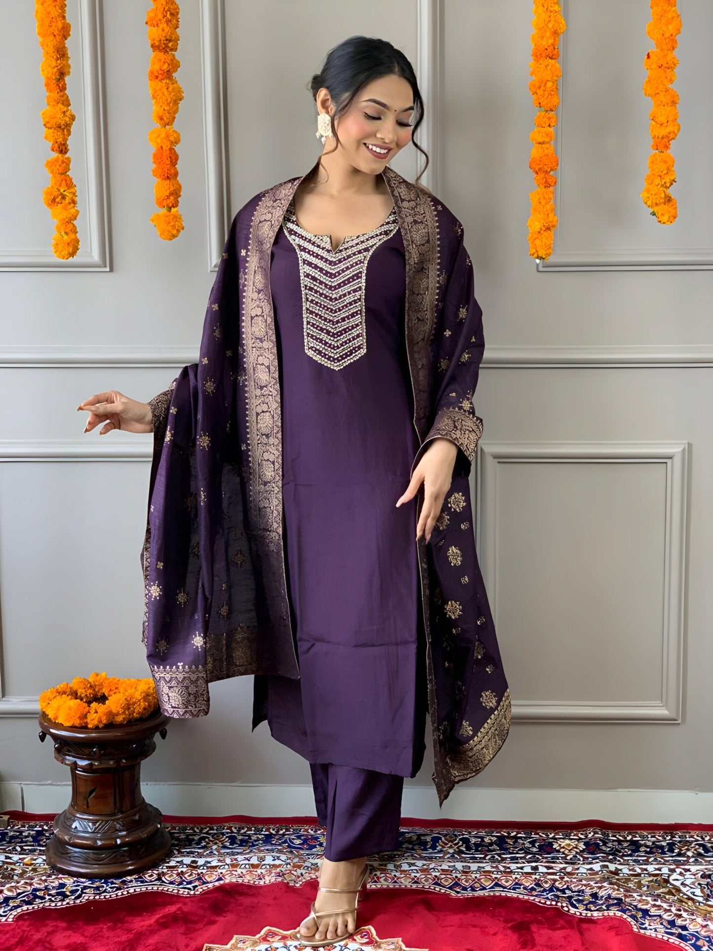 Our Exclusive Collection is here, to add a touch of tradition to your wardrobe(NFRD480)
