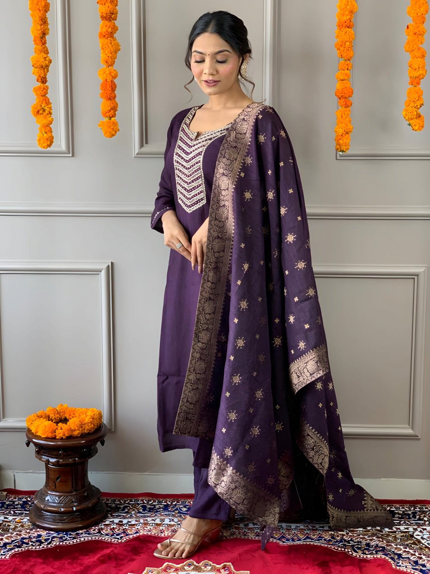 Our Exclusive Collection is here, to add a touch of tradition to your wardrobe(NFRD480)