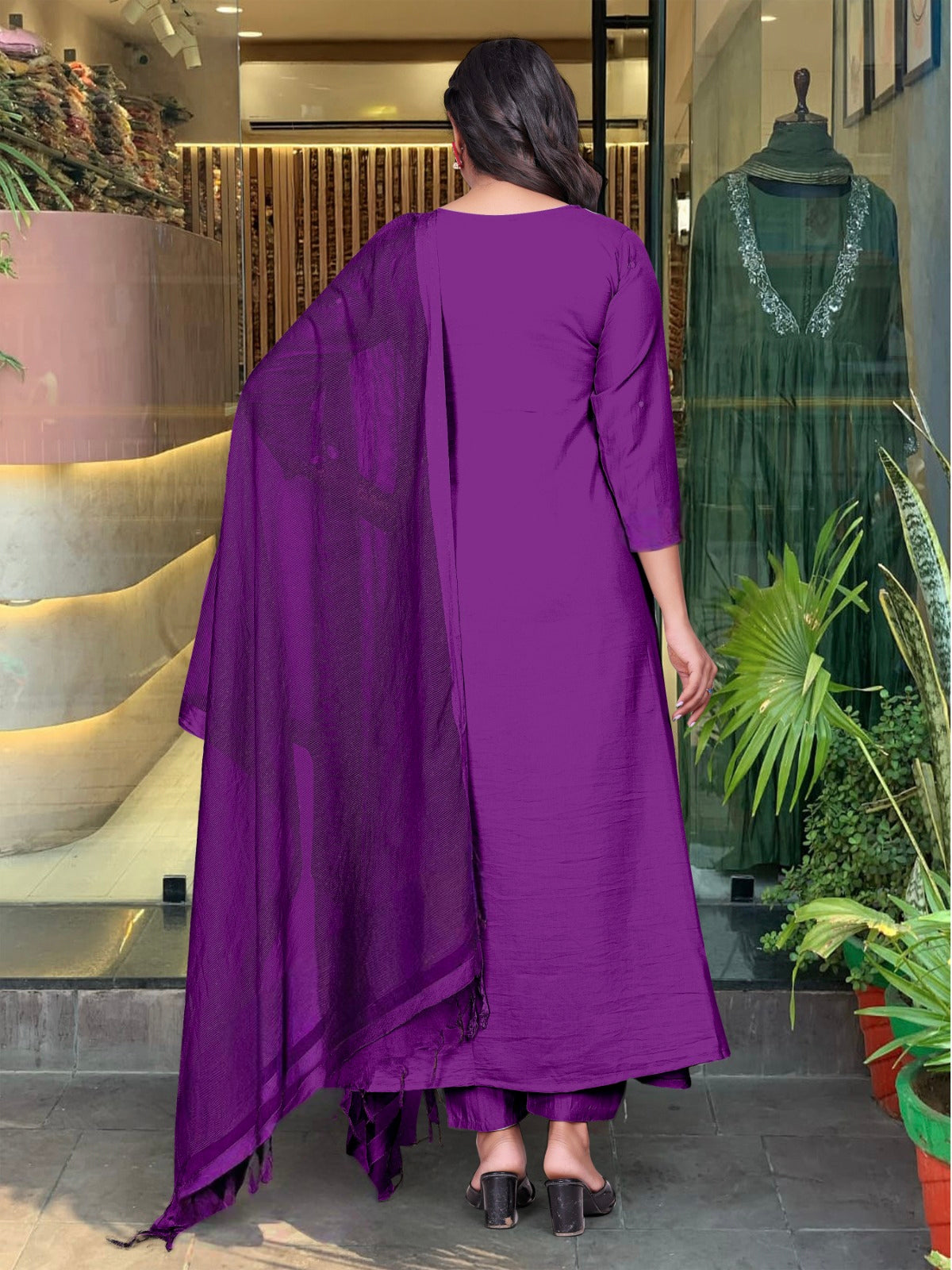 Simple yet elegant This is how we describe our latest launched dresse (NFRD637)