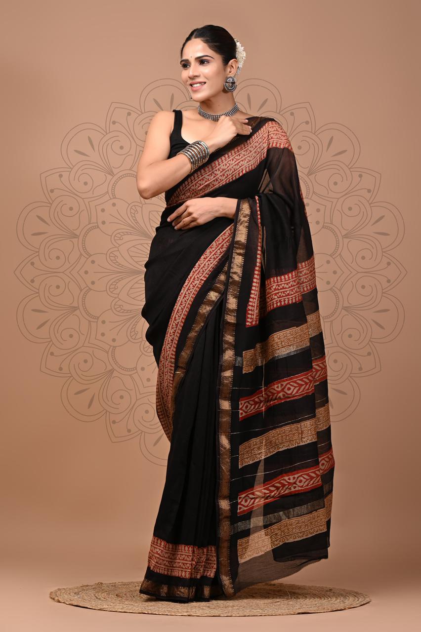 Premium Maheshwari Silk Saree (SWSRMAH49)