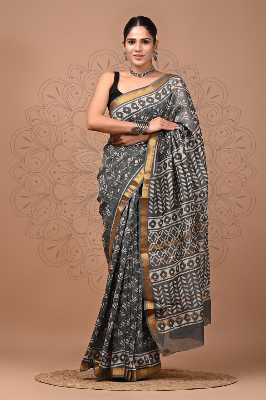 Premium Maheshwari Silk Saree (SWSRMAH61)