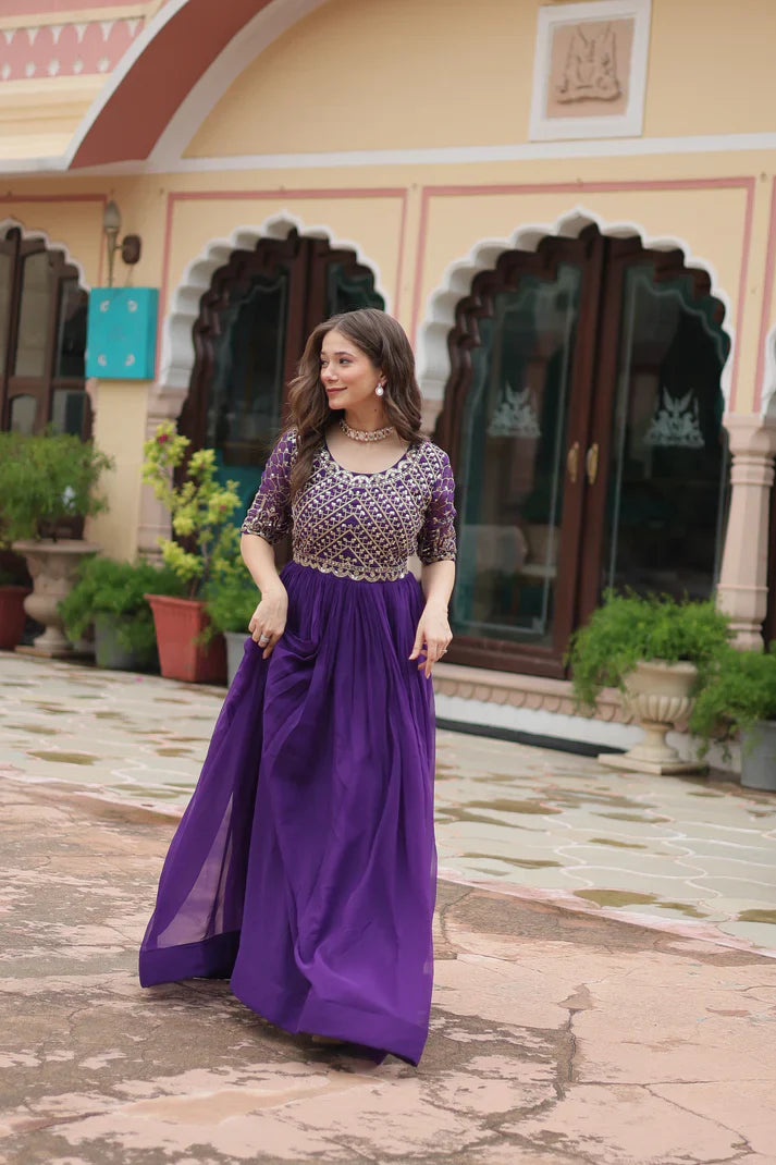 FESTIVE SPECIAL DESIGNER GOWN(WD45) (01)
