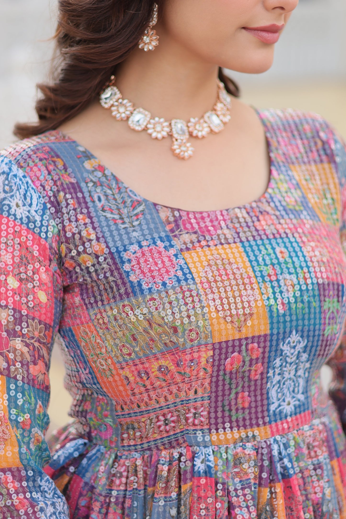 Tilton Premium Designer Sequins Embroiderd Readymade Co-ord Set