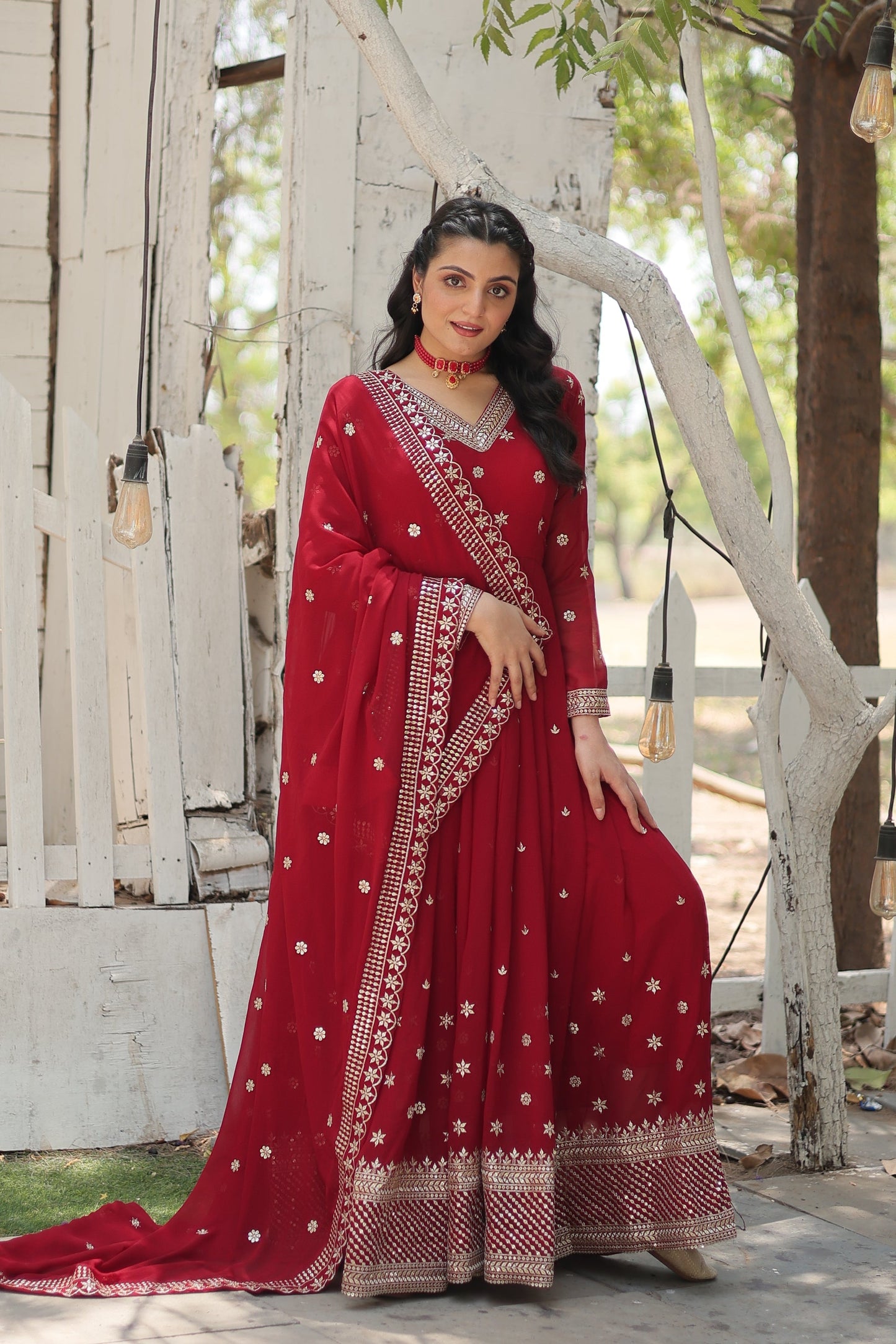 PREMIUM DESIGNER GOWN WITH DUPATTA (WDN21)