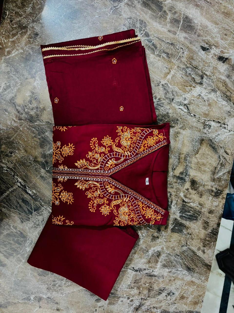 Look out of a dreamy movie set as you turn around and walk in this elegant flaired suit ! The perfect of traditional wear style...