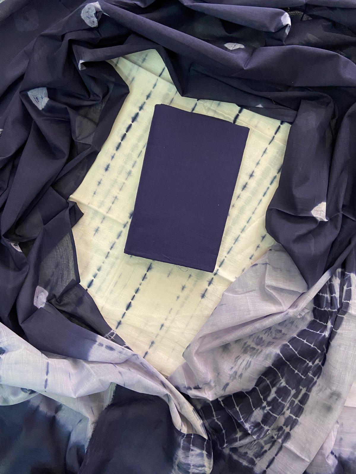 PREMIUM HAND BLOCK PRINTED COTTON SUIT WITH COTTON DUPATTA