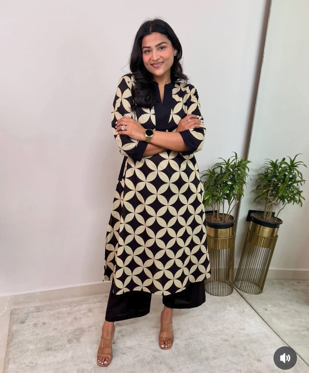 Pure Cotton Kurta Pant plazo in Beautiful Floral Prints. Must Have in Your Wardrobe For Your Daily Wear Office Wear(WACD74)