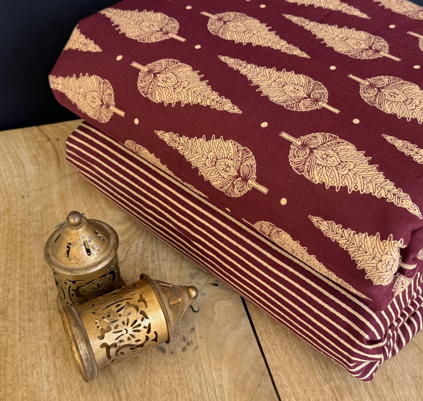 Exclusive Hand Block Printed Fabric Combo (SWCOM85)
