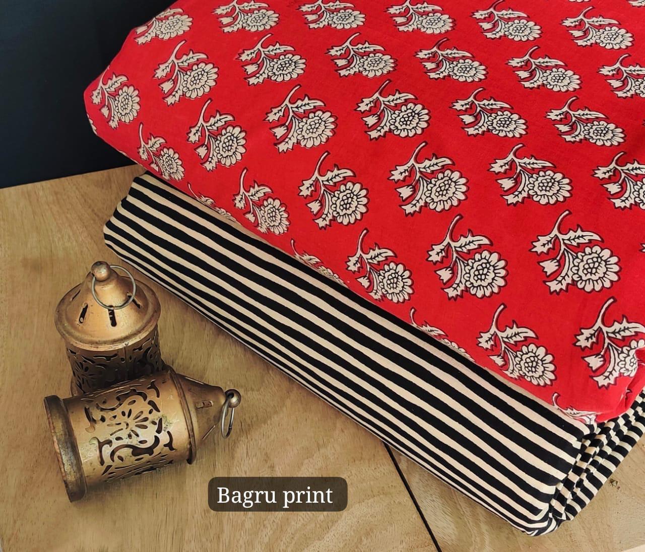 Exclusive Hand Block Printed Fabric Combo (SWCOM77)