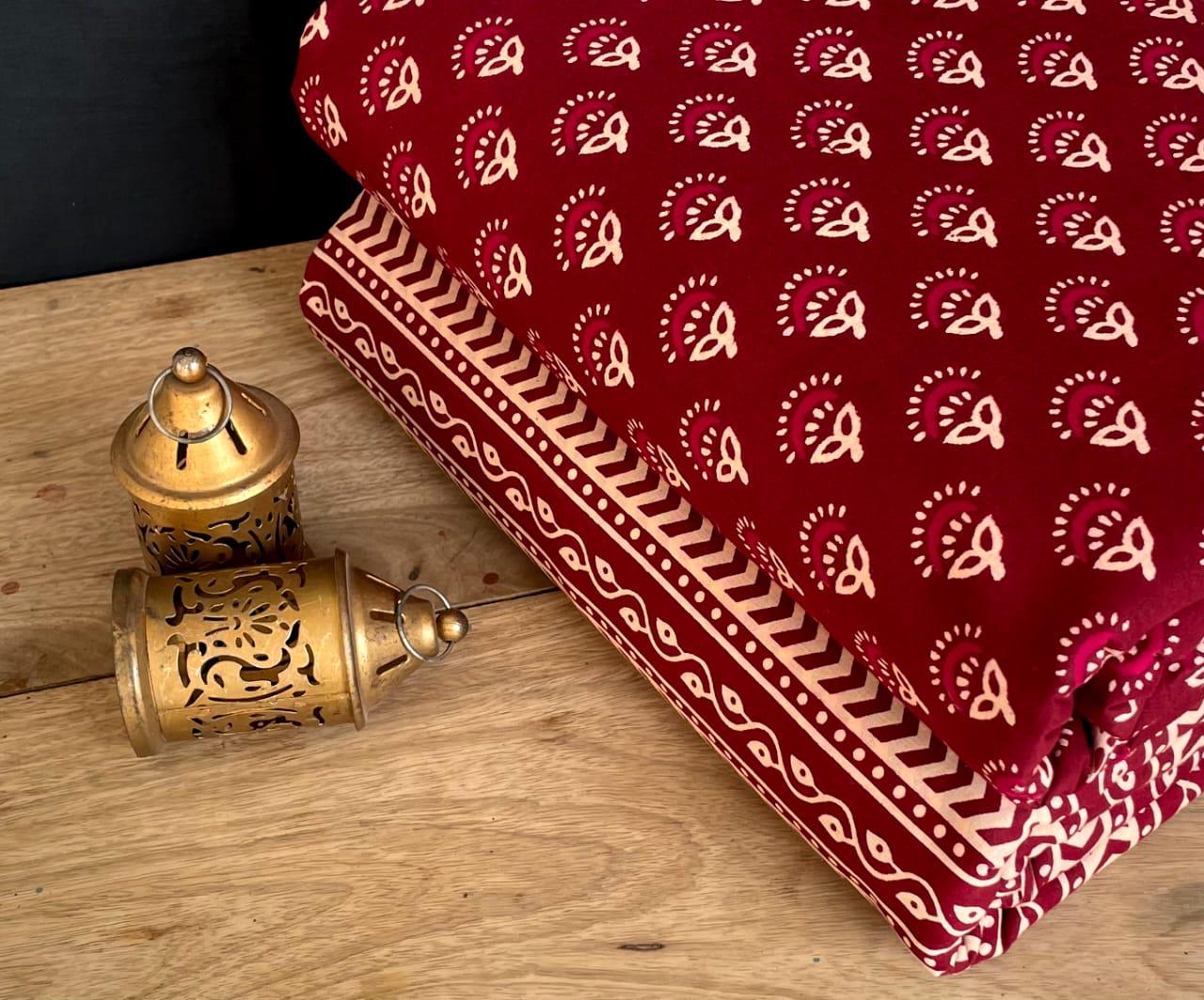 Exclusive Hand Block Printed Fabric Combo (SWCOM72)