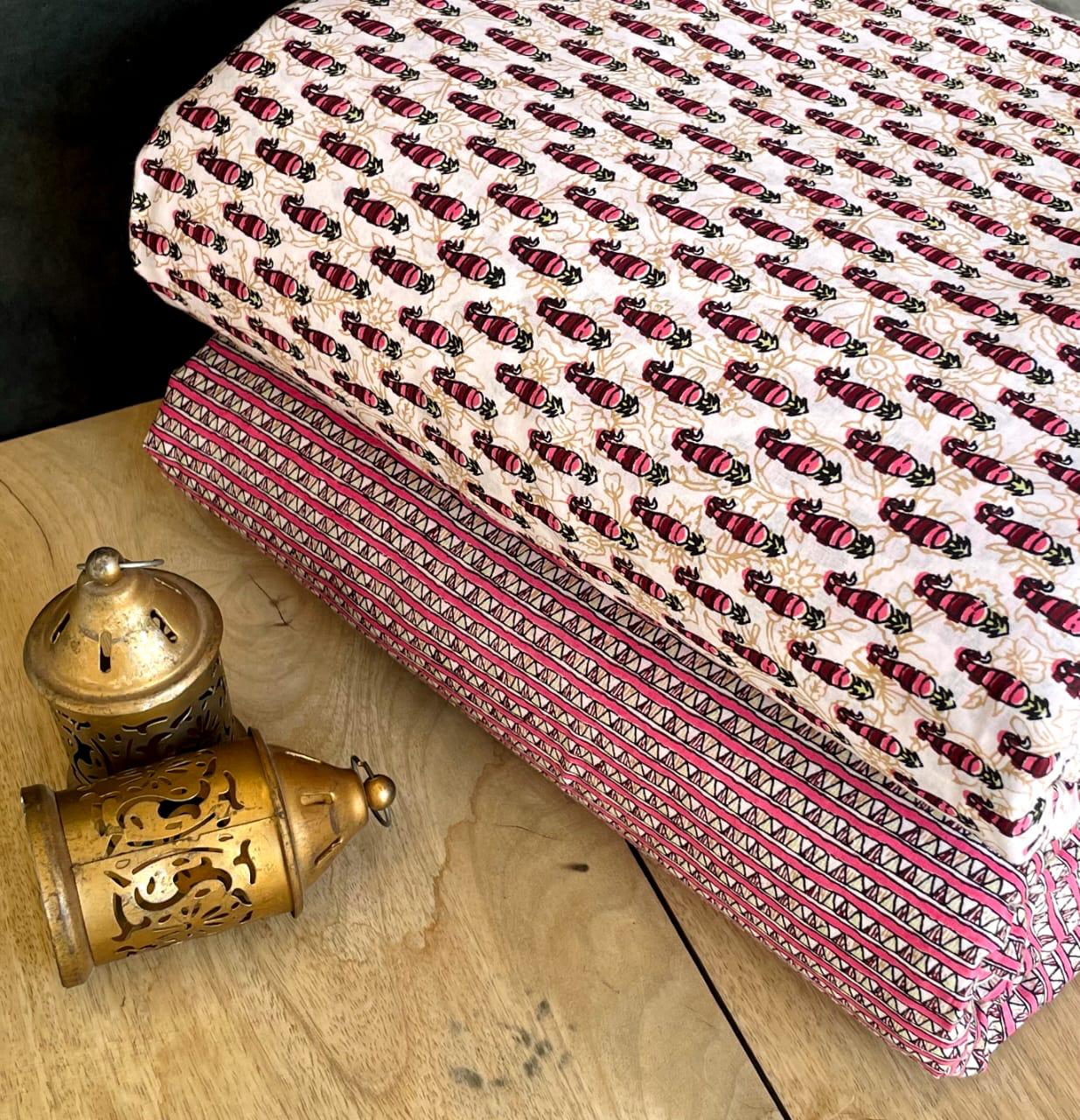 Exclusive Hand Block Printed Fabric Combo (SWCOM67)