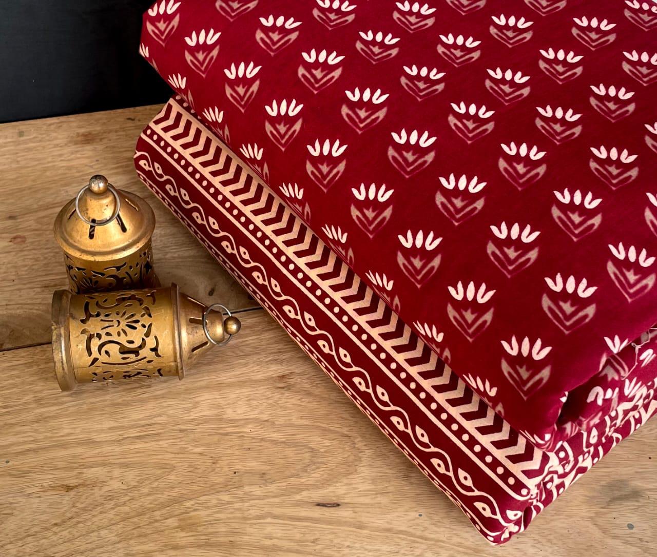 Exclusive Hand Block Printed Fabric Combo (SWCOM65)