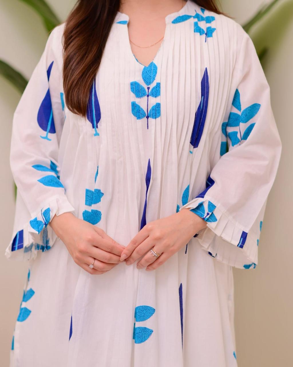 We are Launching a beautiful ππ Summer Special Taj Cotton Fabric in pintex design(WACD100)