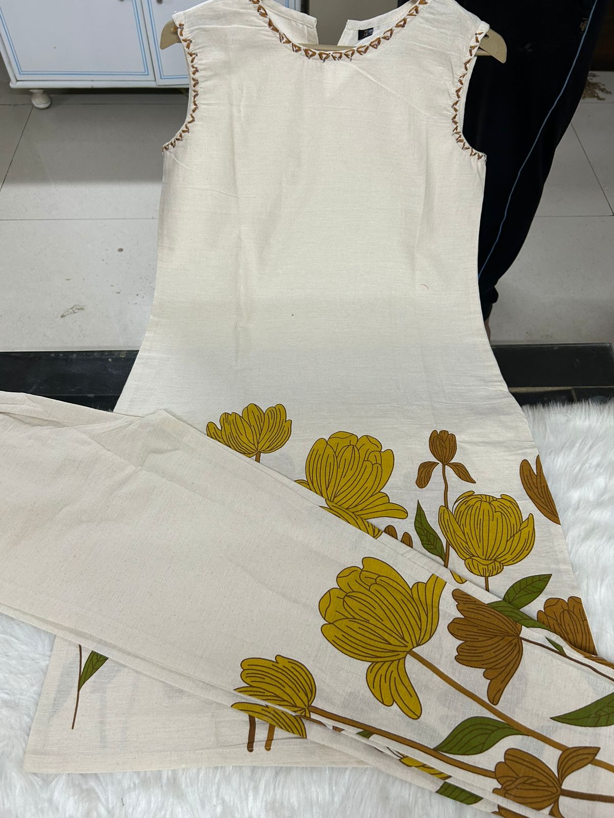 ✨✨ *Cotton flex premium qualities Premium flex print on kurta(WACD120)