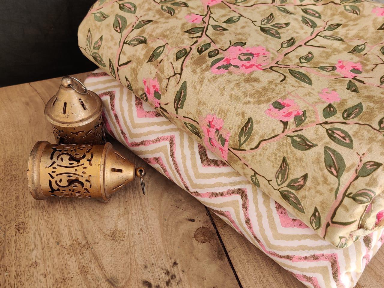 Exclusive Hand Block Printed Fabric Combo (SWCOM09)