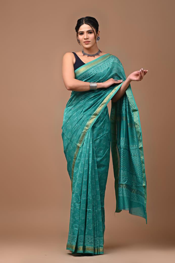 Premium Maheshwari Silk Saree (SWSRMAH13)