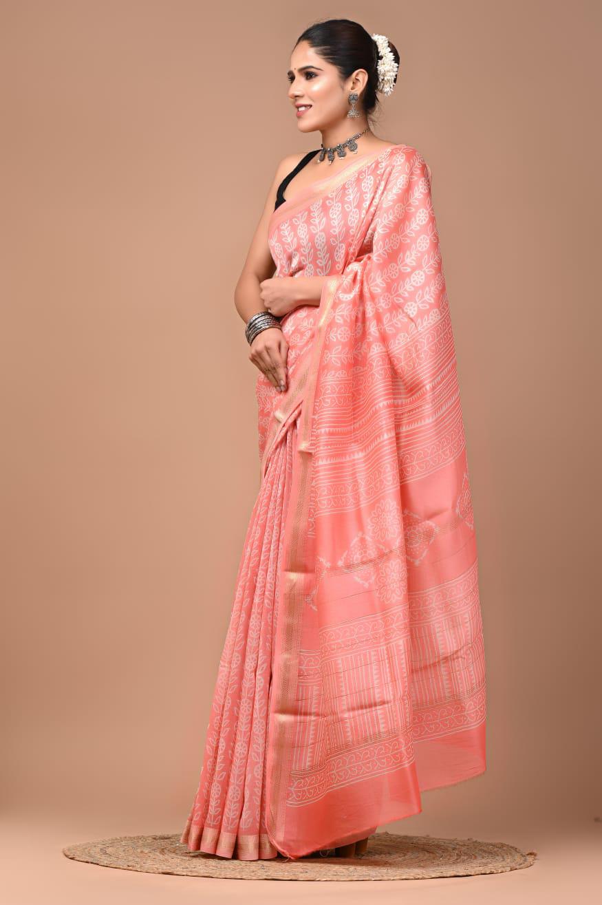 Premium Maheshwari Silk Saree (SWSRMAH15)