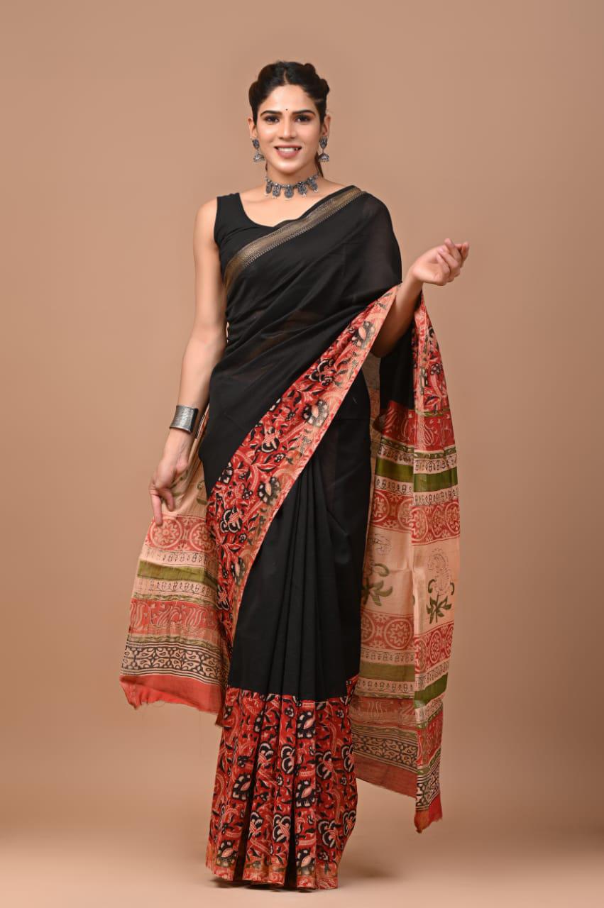 Premium Maheshwari Silk Saree (SWSRMAH22)