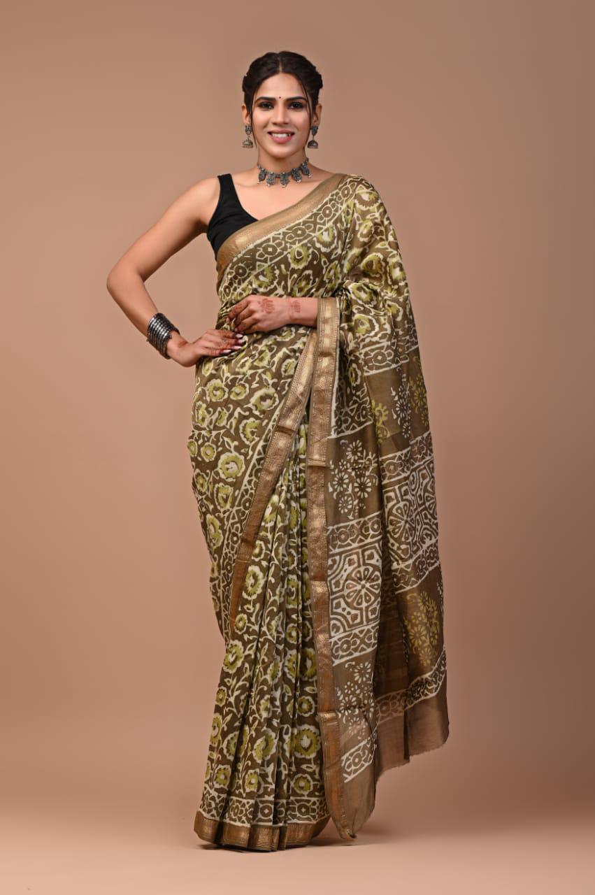 Premium Maheshwari Silk Saree (SWSRMAH26)