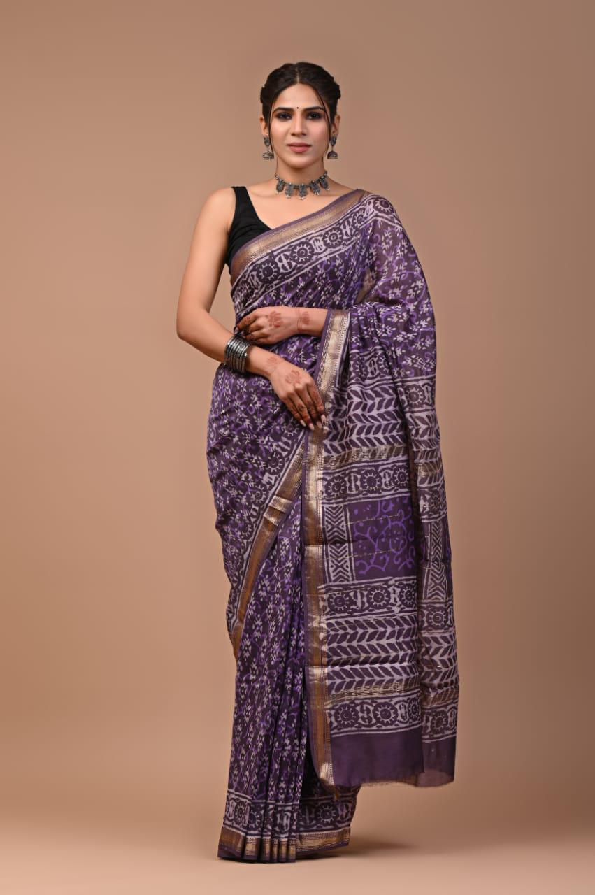 Premium Maheshwari Silk Saree (SWSRMAH29)