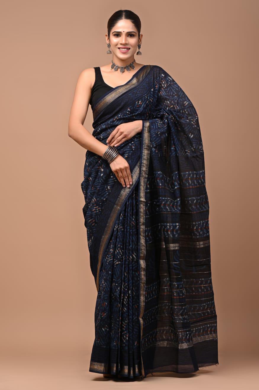 Premium Maheshwari Silk Saree (SWSRMAH38)