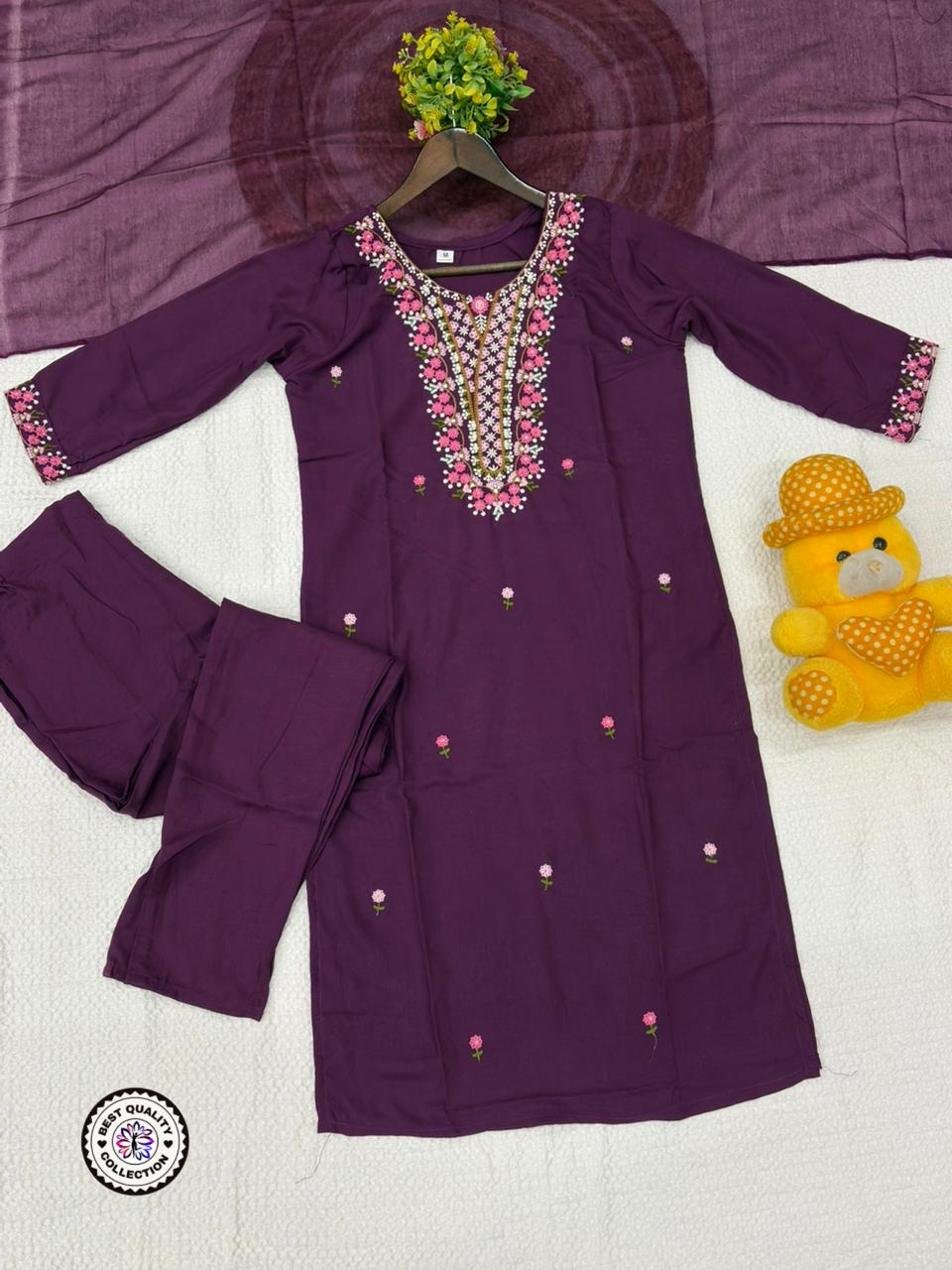 Amazing Beautiful Collection 💞 PAIR OF TOP-BOTTOM & DUPATTA💞 (NFRSD01)