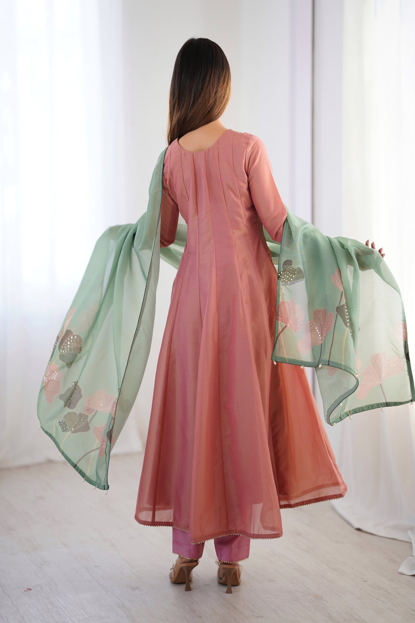 OCCASION SPECIAL TISSUE SILK HANDWORK TOP BOTOM WITH DUPATTA (TT20)