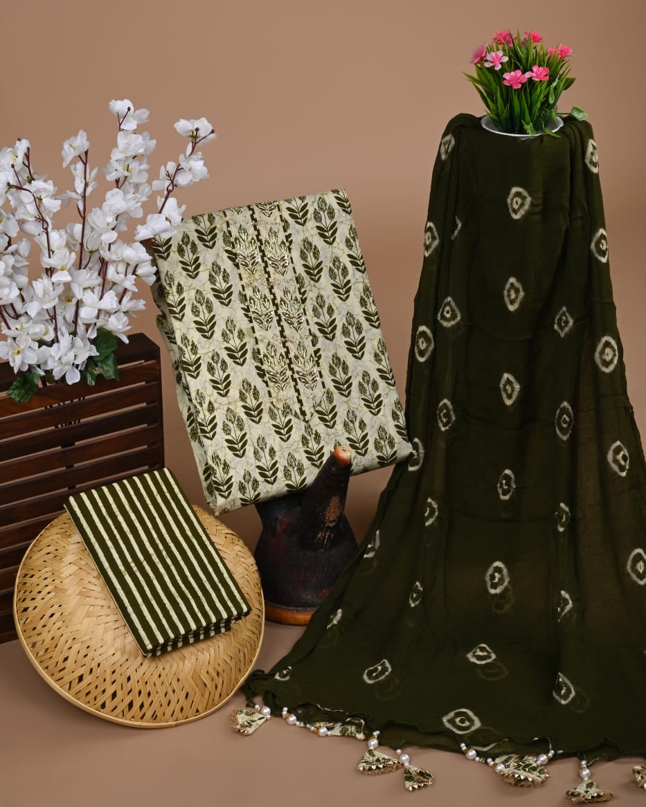 PREMIUM ZARI GOTAPATTI WORK WITH CLASSY CHIFFON DUPATTA (SWCHGT31)