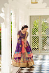 WEDDING SPECIAL KALAMKARI PRINTED LEHENGA CHOLI (WDN116) 01