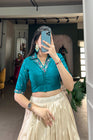 WEDDING SPECIAL TUSSAR SILK HANDWORK LEHENGA CHOLI (WDN84)