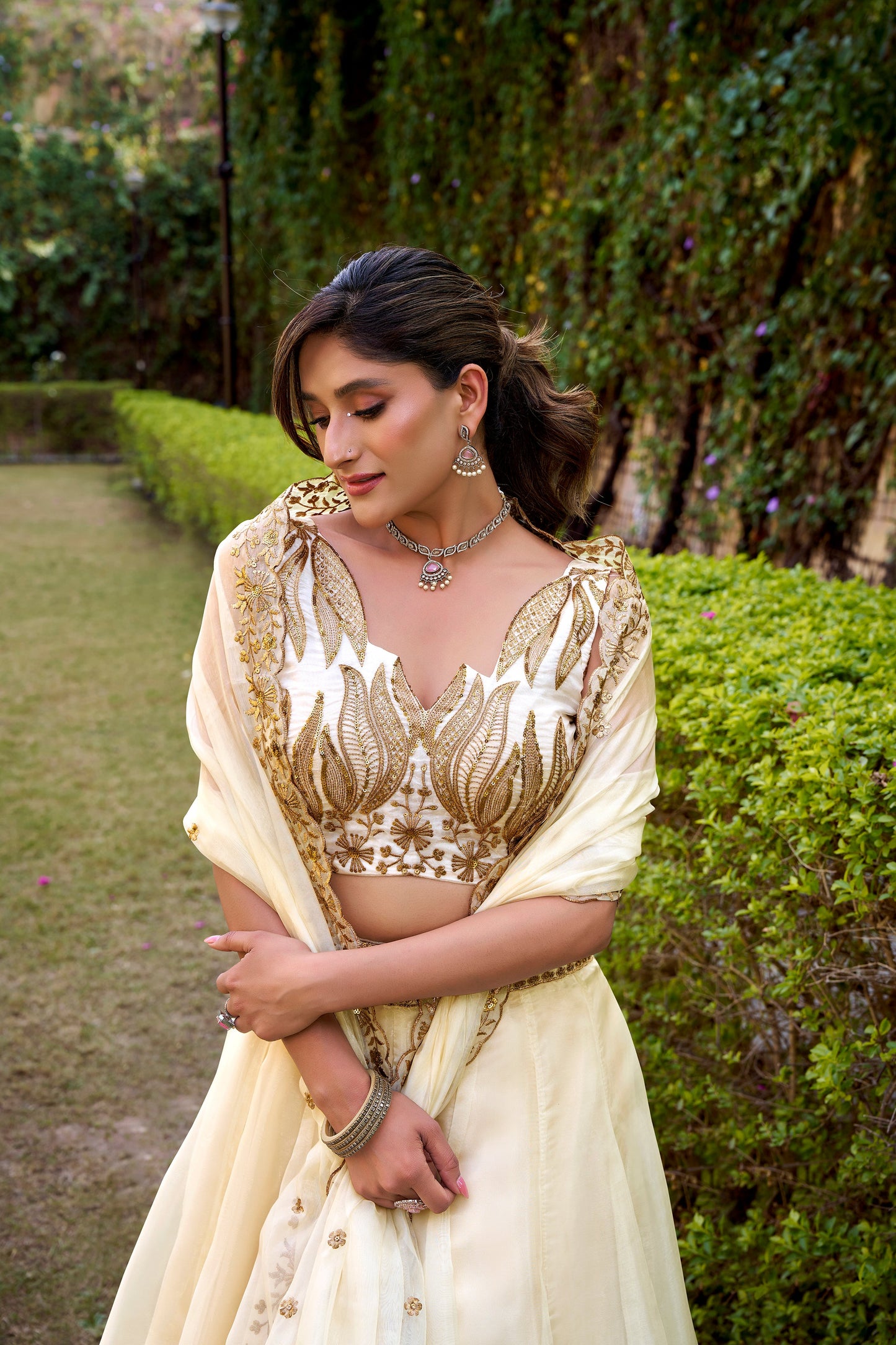 TILTON WEDDING SPECIAL CHANDA SILK SEQUINS AND THREAD EMBROIDERED LEHENGA CHOLI WITH DUPATTA