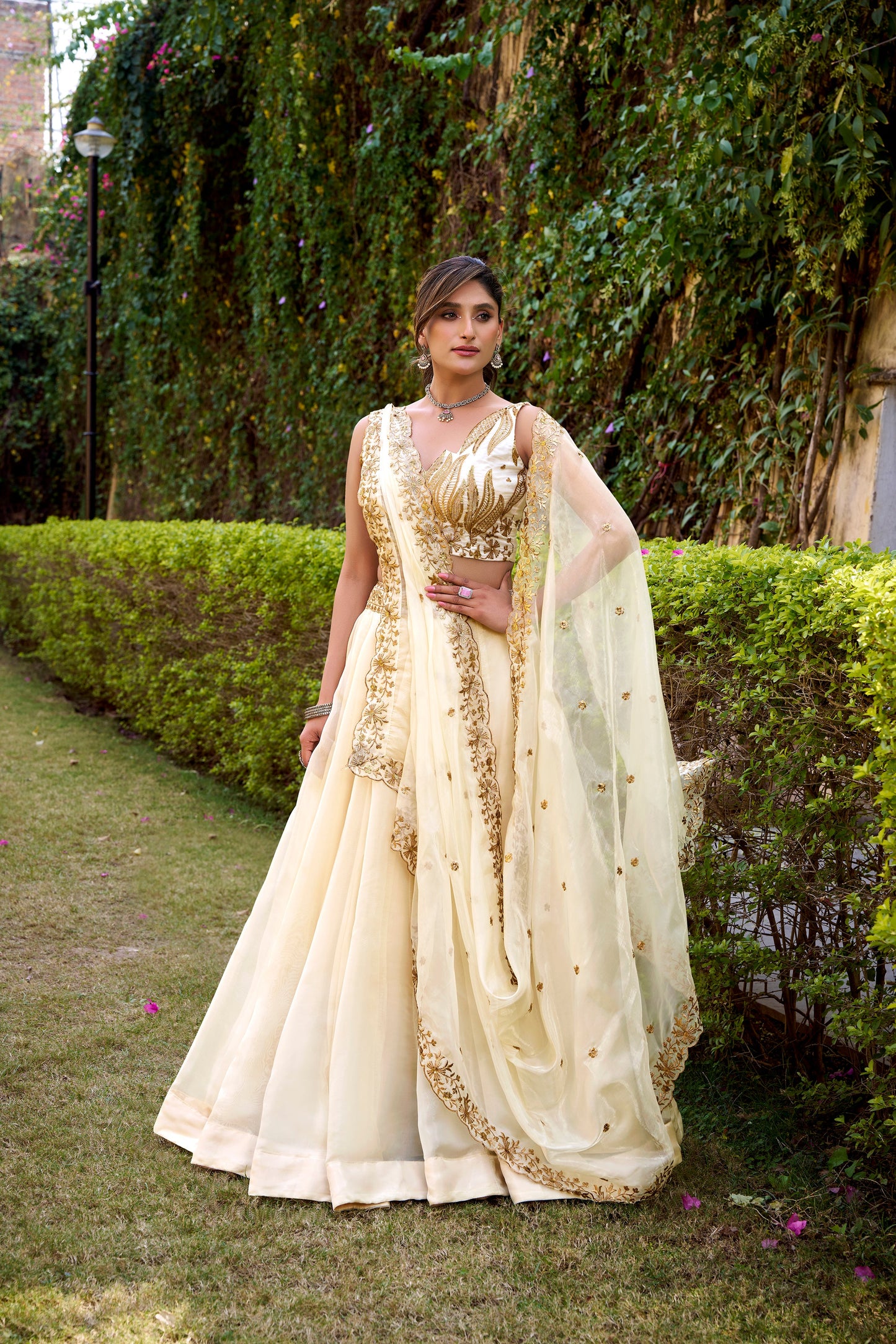 TILTON WEDDING SPECIAL CHANDA SILK SEQUINS AND THREAD EMBROIDERED LEHENGA CHOLI WITH DUPATTA