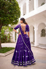 PURE CHANDERI BHANDHEJ PRINT LEHENGA CHOLI WITH DUPATTA (WDN98)