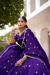 PURE CHANDERI BHANDHEJ PRINT LEHENGA CHOLI WITH DUPATTA (WDN98)