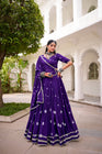 PURE CHANDERI BHANDHEJ PRINT LEHENGA CHOLI WITH DUPATTA (WDN98)