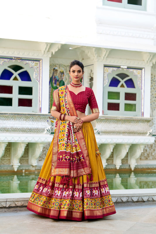 WEDDING SPECIAL PATOLA PRINTED LEHENGA CHOLI (WDN115) 02