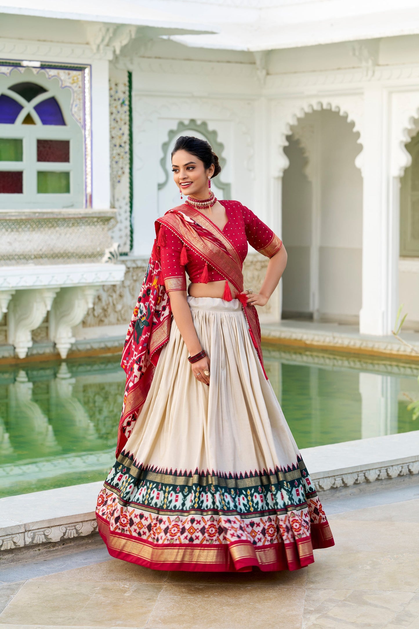 WEDDING SPECIAL PATOLA PRINTED LEHENGA CHOLI (WDN115)