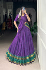 PURE CHANDERI ZARI WEAVING LEHENGA CHOLI WITH DUPATTA (WDN92) 05