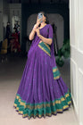 PURE CHANDERI ZARI WEAVING LEHENGA CHOLI WITH DUPATTA (WDN92) 05