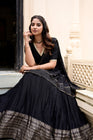 PURE CHANDERI ZARI WEAVING LEHENGA CHOLI WITH SEQUINS EMBROIDERED DUPATTA (WDN88) 04