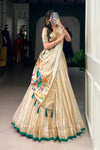SHIMER PAITHANI ZARI WEAVING LEHENGA CHOLI WITH DUPATTA (WDN96) 01