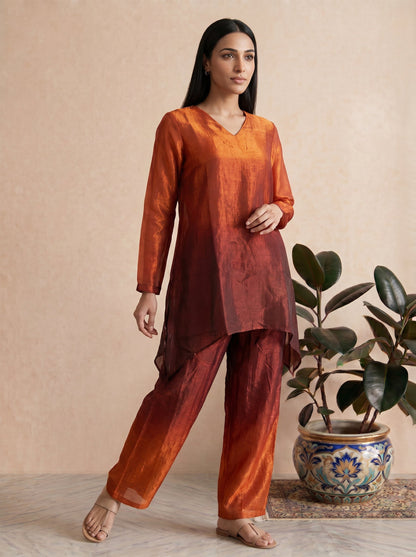 Premium Fendi Silk Special Tie & Dye Co-Ord Set (TT01)