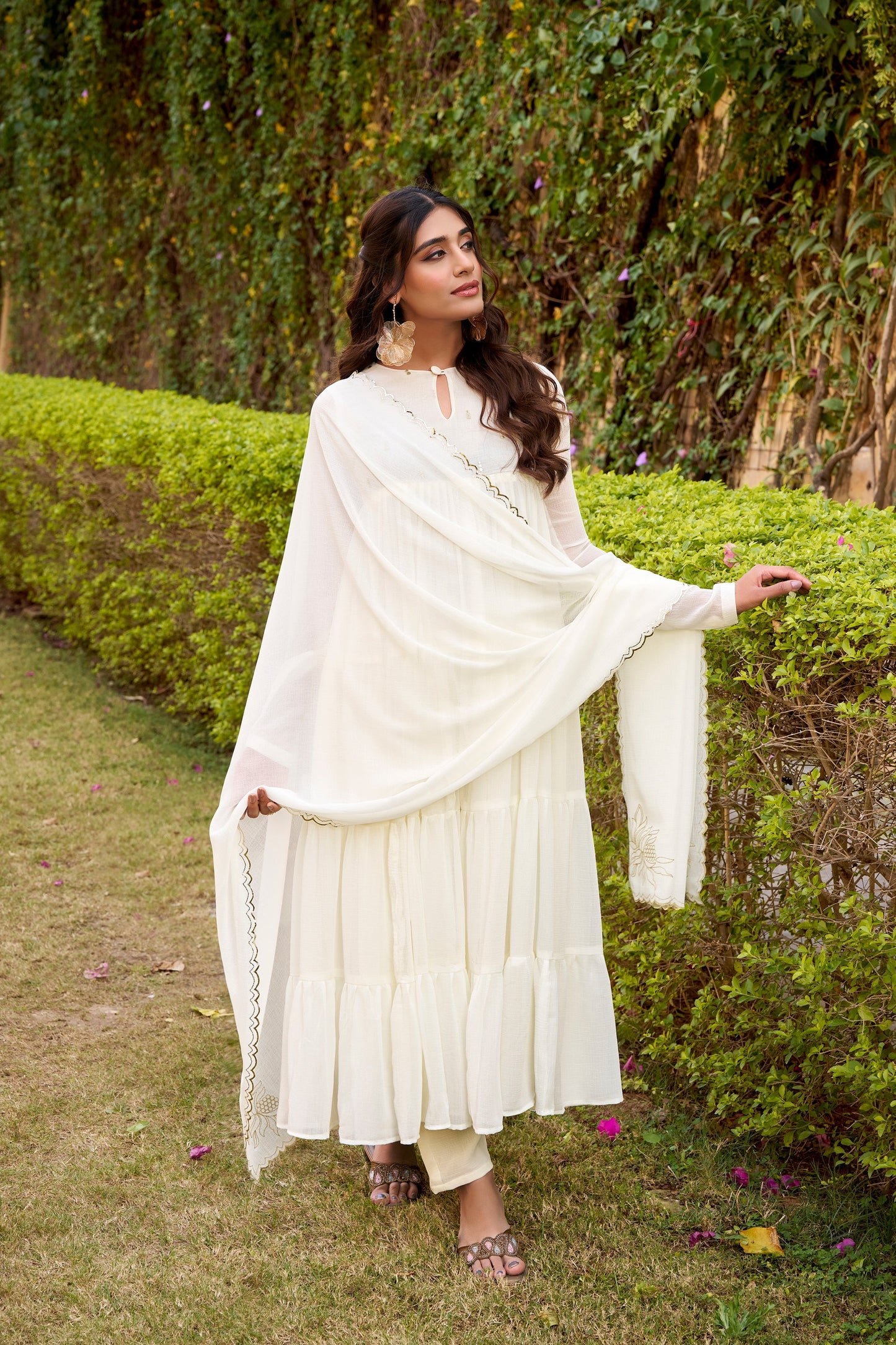 OCCASION SPECIAL MARBLE FABRIC GOWN WITH DUPATTA (TT04)