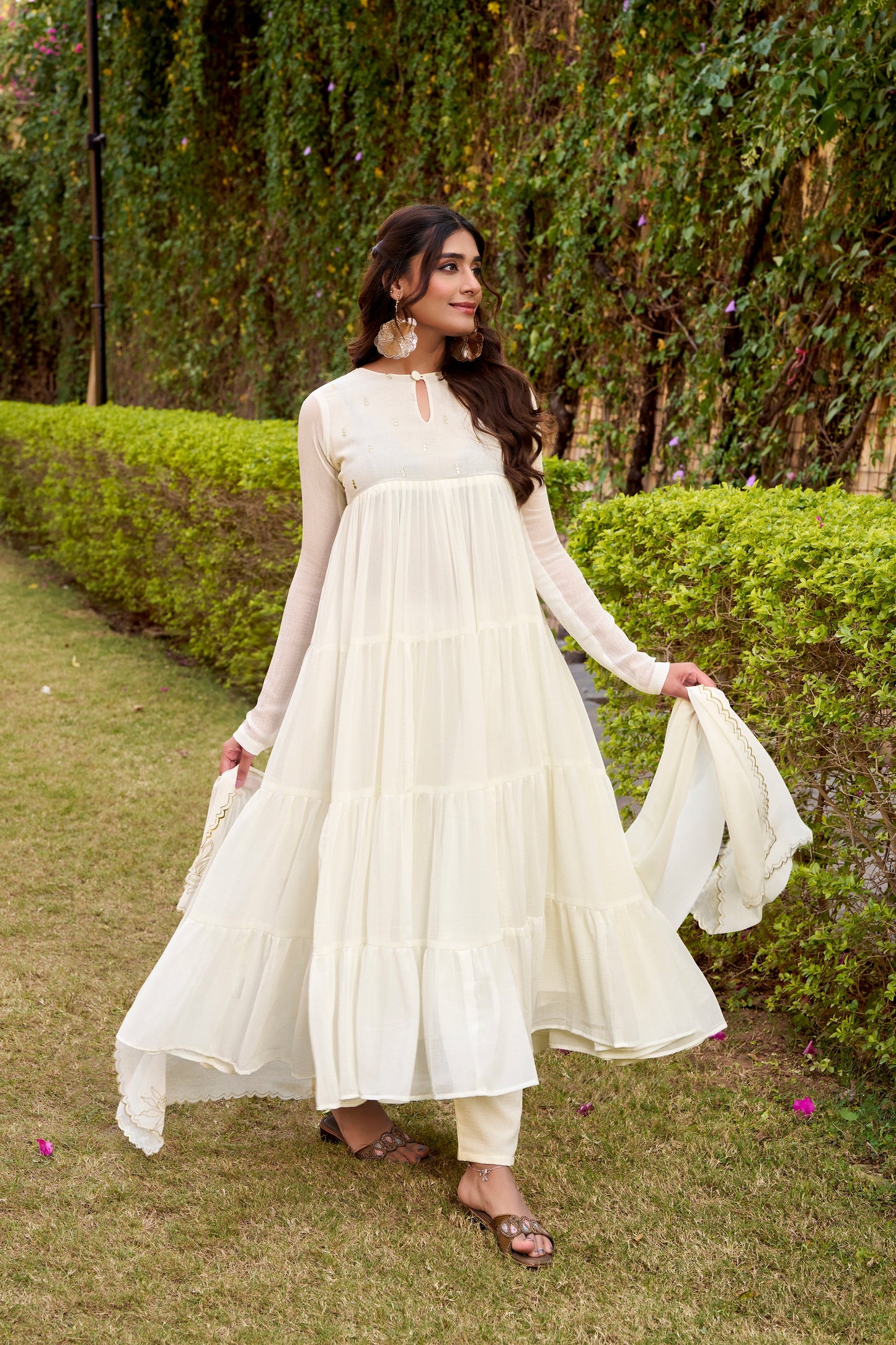 OCCASION SPECIAL MARBLE FABRIC GOWN WITH DUPATTA (TT04)