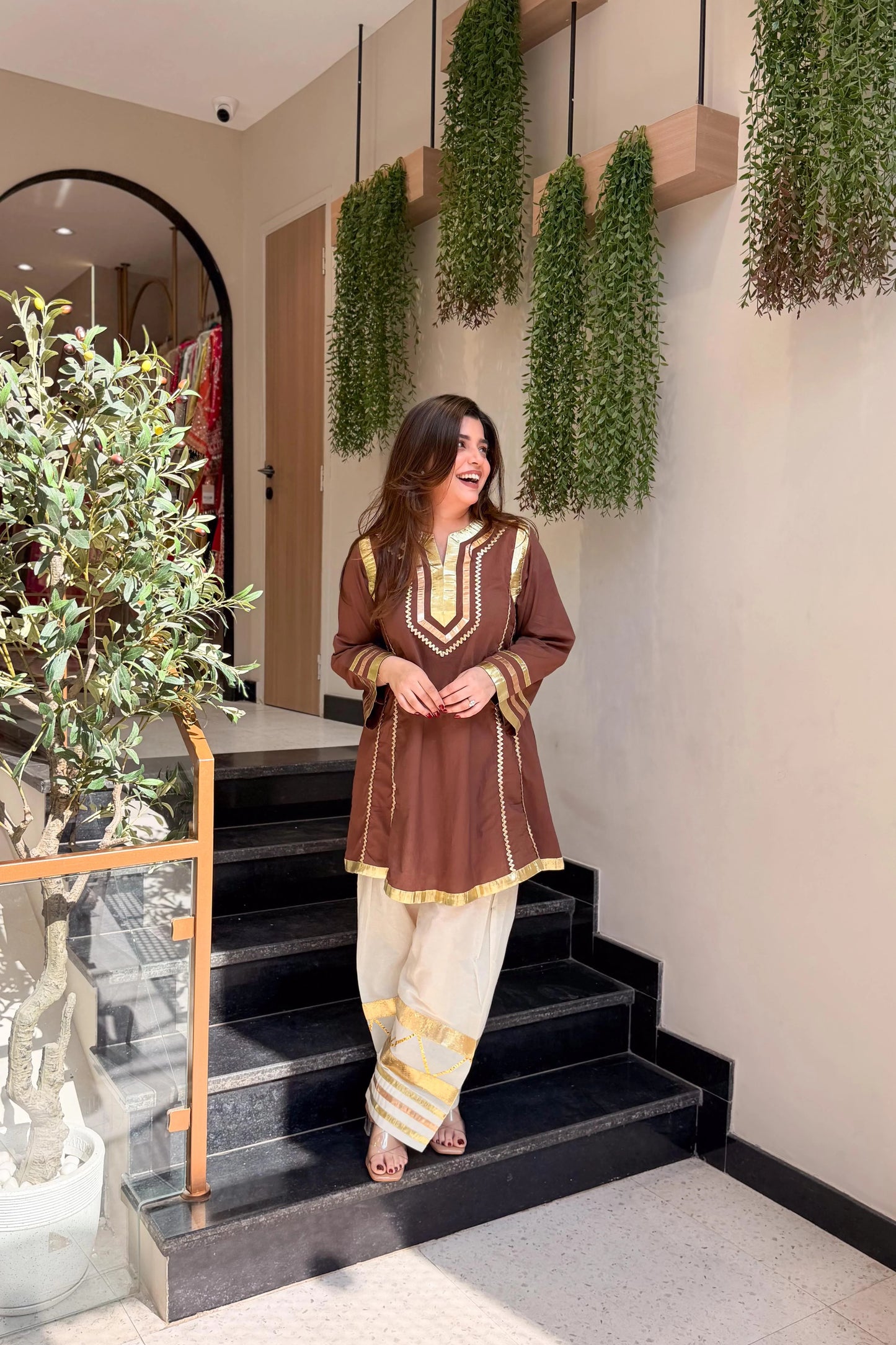 Most Viral Kareena Kapoor Style Cotton Kurta Set with Premium Gota Patti Work (RD034)