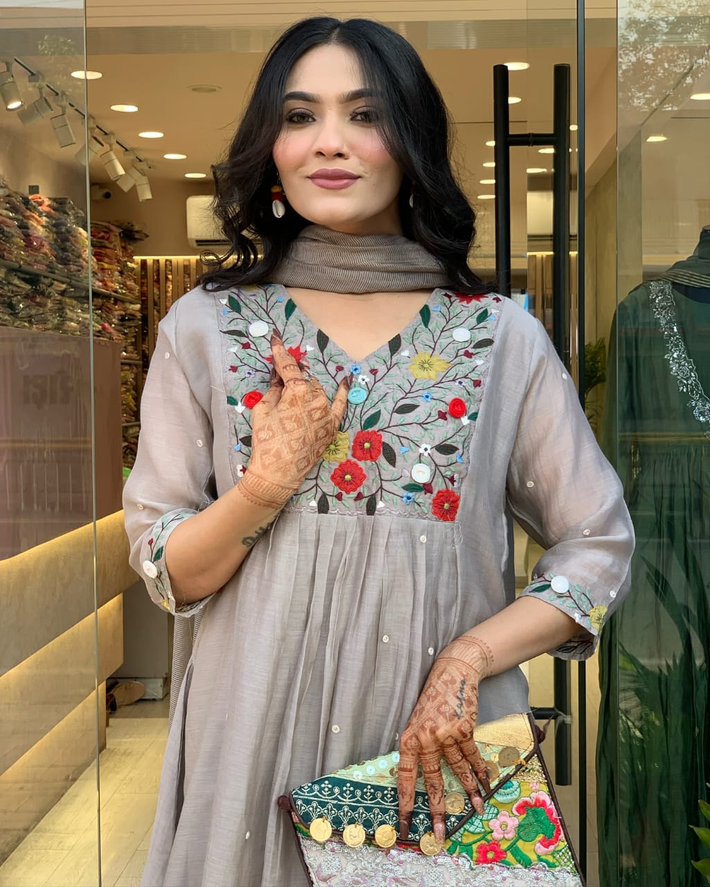 Simple yet elegant This is how we describe our latest launched dresse (NFRD627)