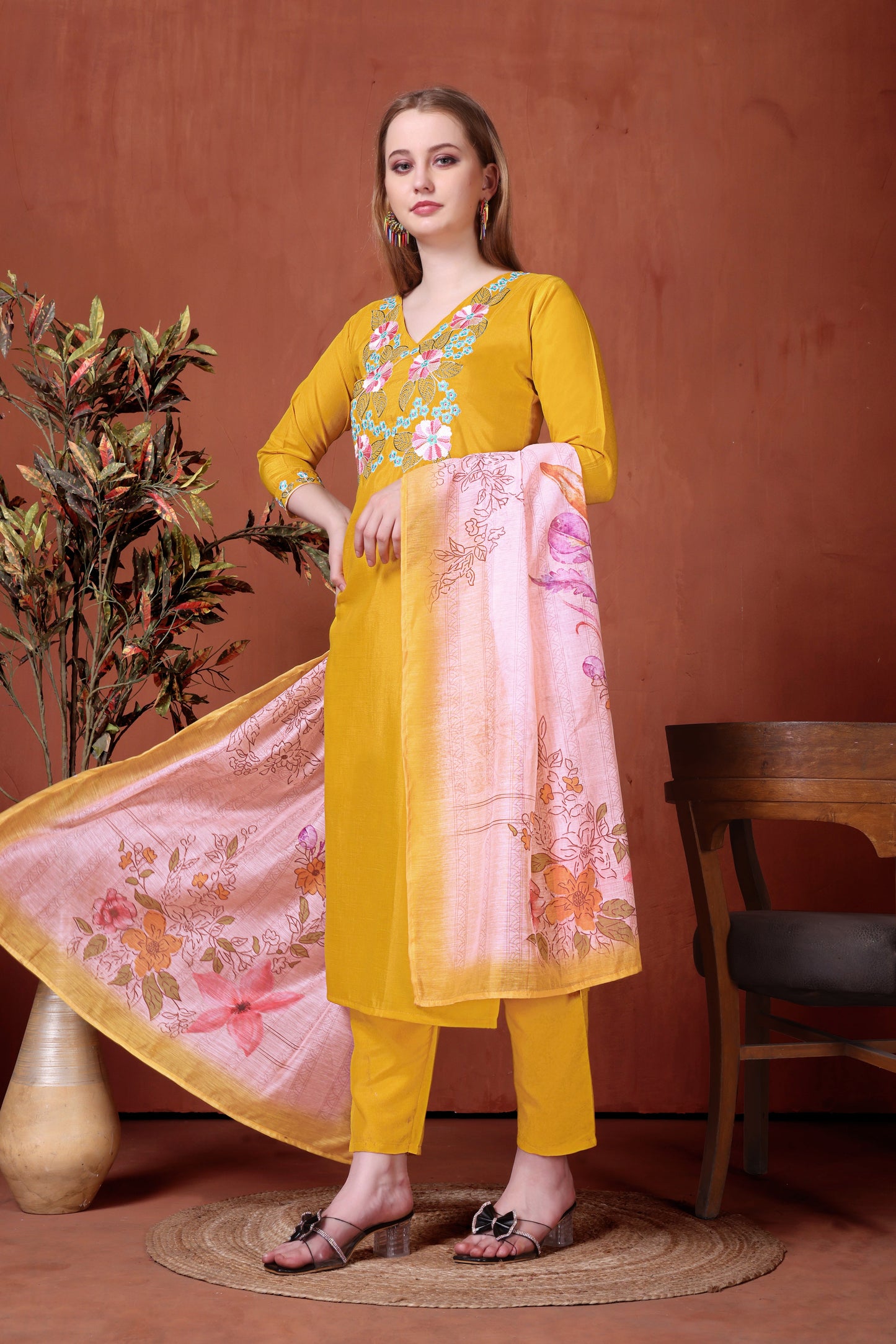 Simple yet elegant This is how we describe our latest launched dresse (NFRD629)