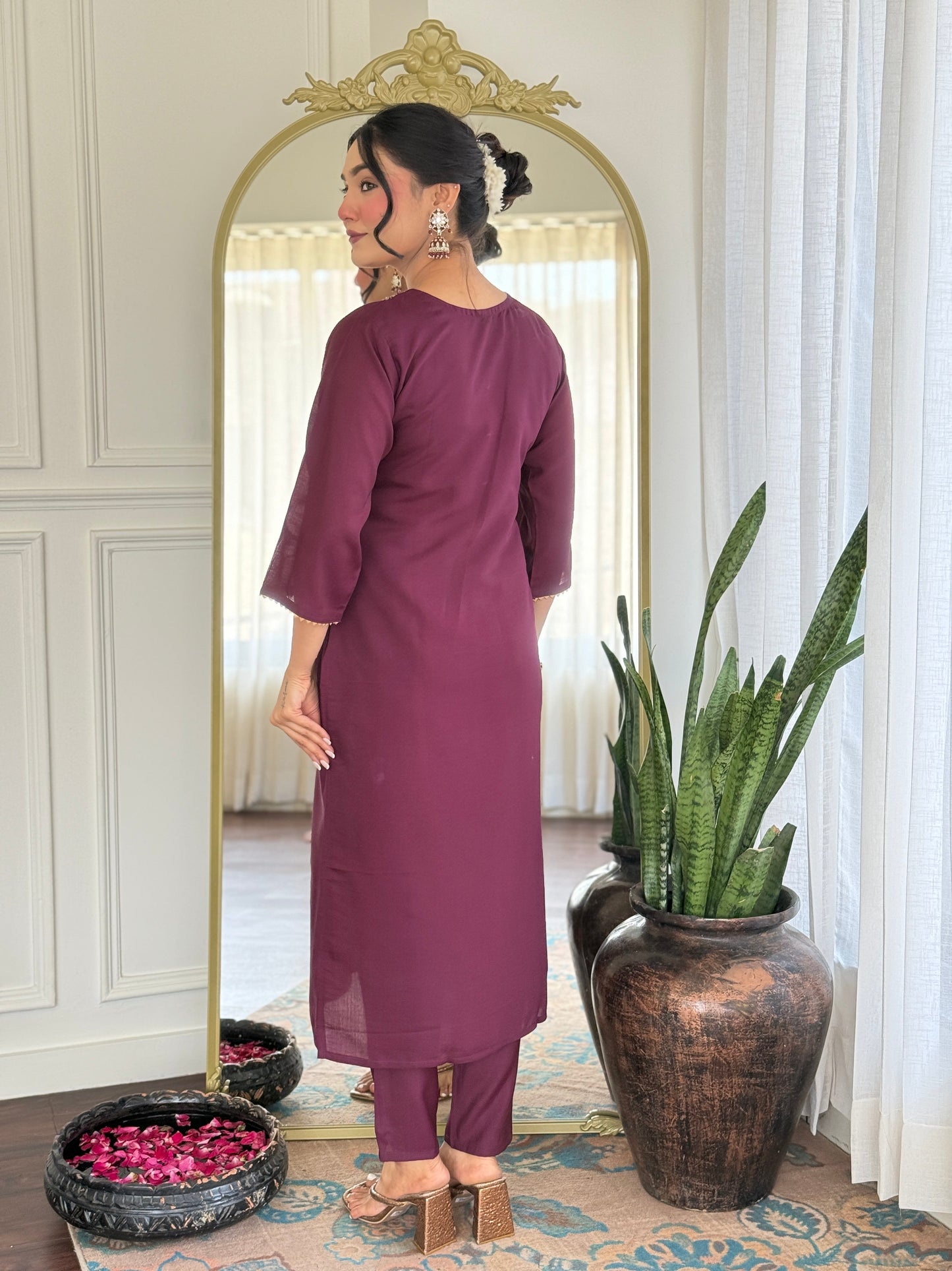 Simple yet elegant This is how we describe our latest launched dresse (NFRD631)